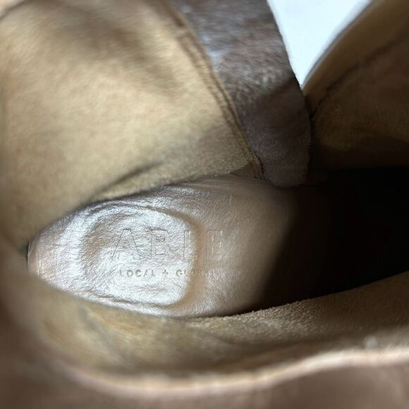 Able Cheetah Dot Celina Leather Skin Ankle Bootie Size 10 - Picture 10 of 10